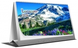 Calendar de birou Landscapes, 21 x 10 cm, 6 file, 2026